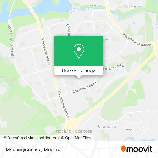 Карта Мясницкий ряд