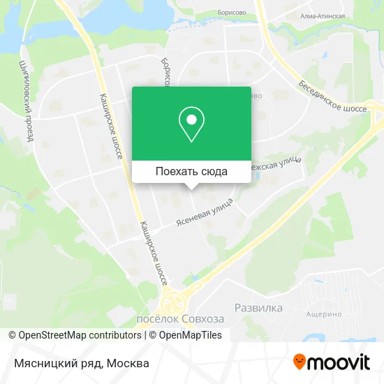 Карта Мясницкий ряд