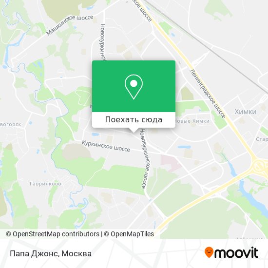 Карта Папа Джонс