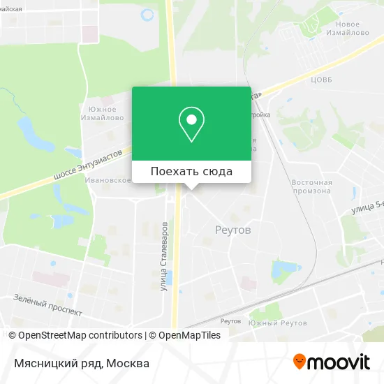 Карта Мясницкий ряд