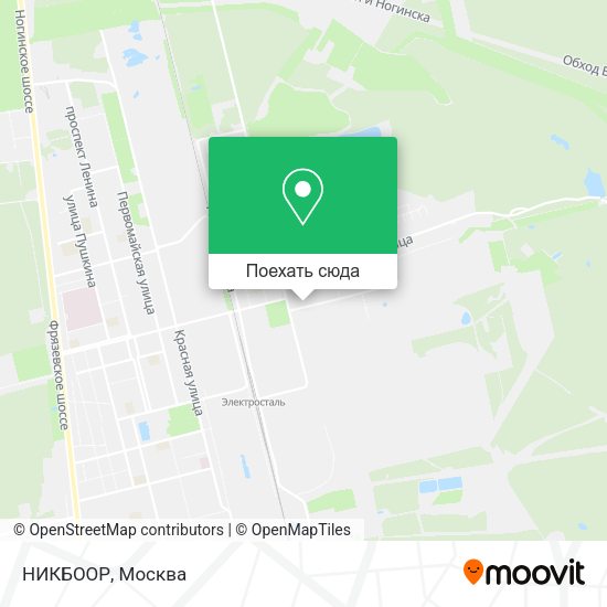 Карта НИКБООР