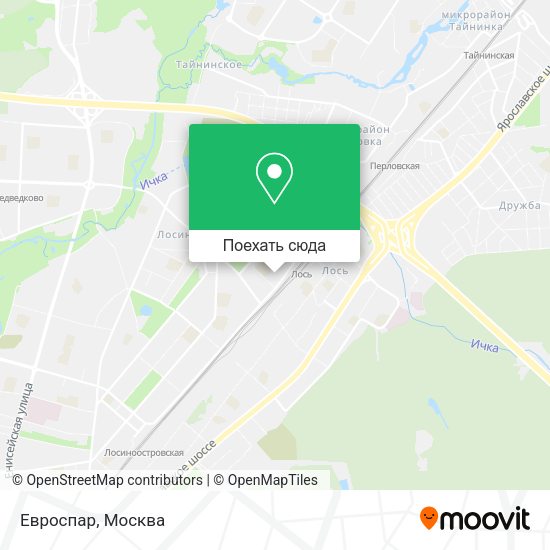 Карта Евроспар