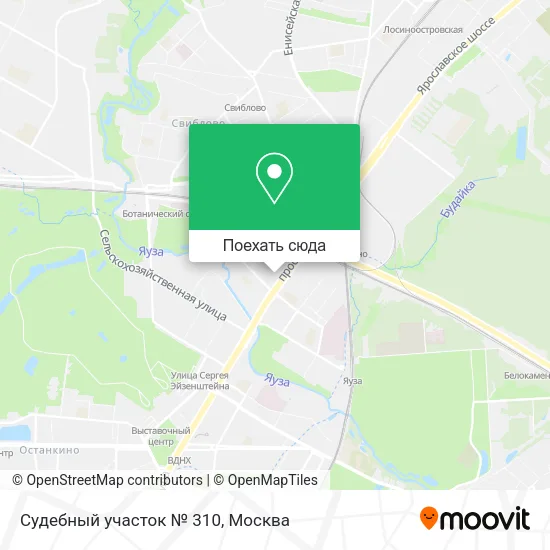 Карта Судебный участок № 310