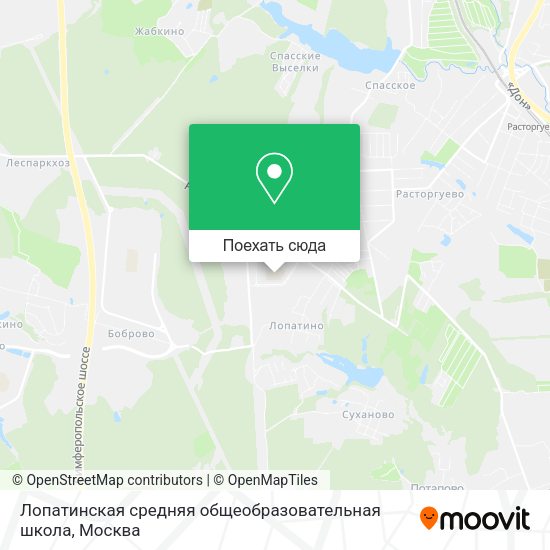 Карта Лопатинская средняя общеобразовательная школа