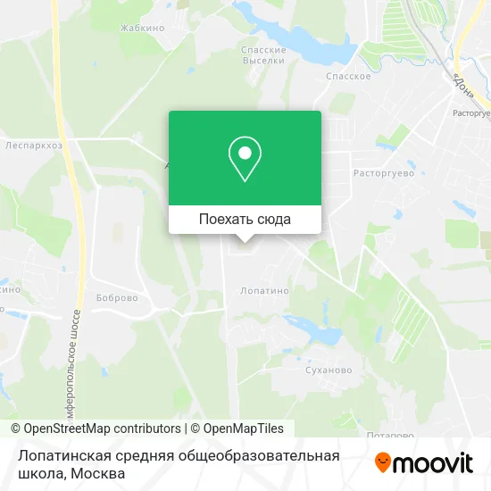 Карта Лопатинская средняя общеобразовательная школа
