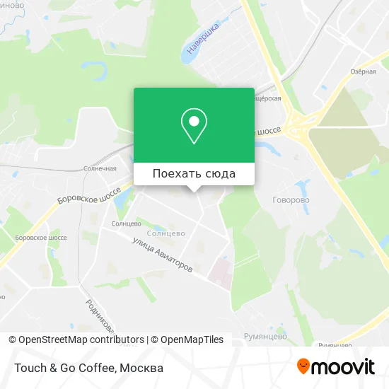 Карта Touch & Go Coffee
