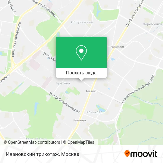 Карта Ивановский трикотаж