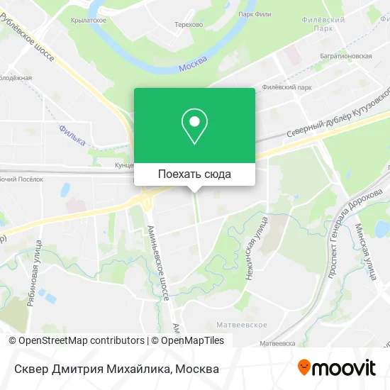 Карта Сквер Дмитрия Михайлика