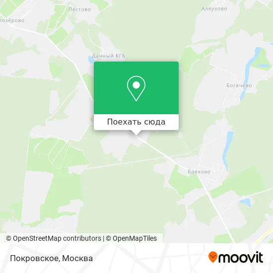 Карта Покровское