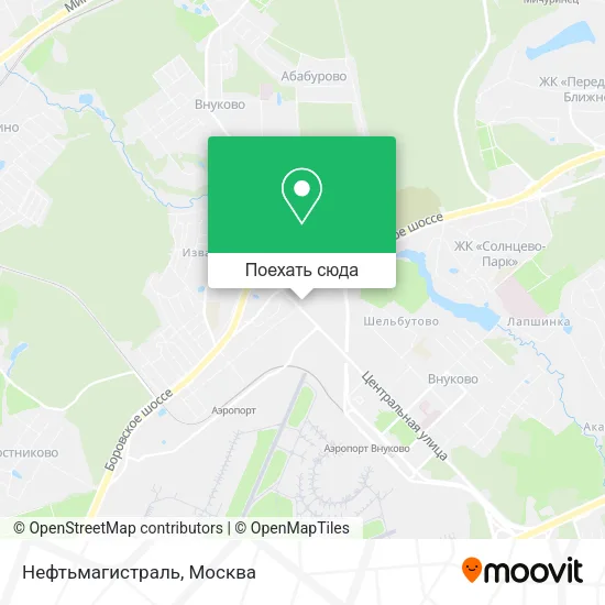 Карта Нефтьмагистраль