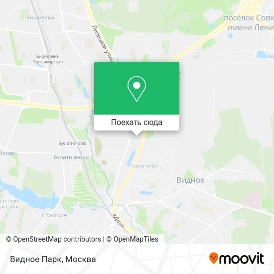 Карта Видное Парк