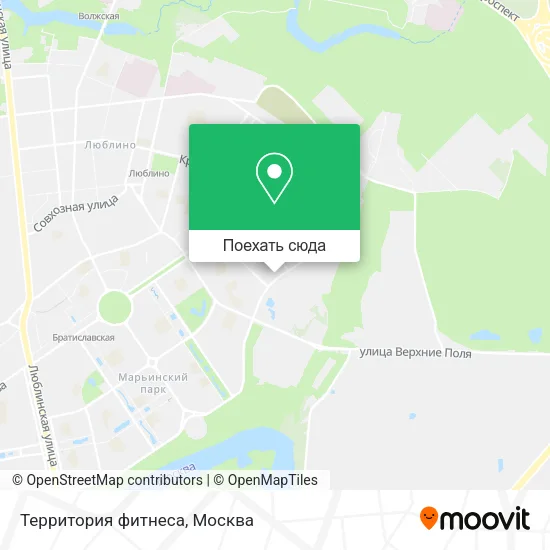 Карта Территория фитнеса