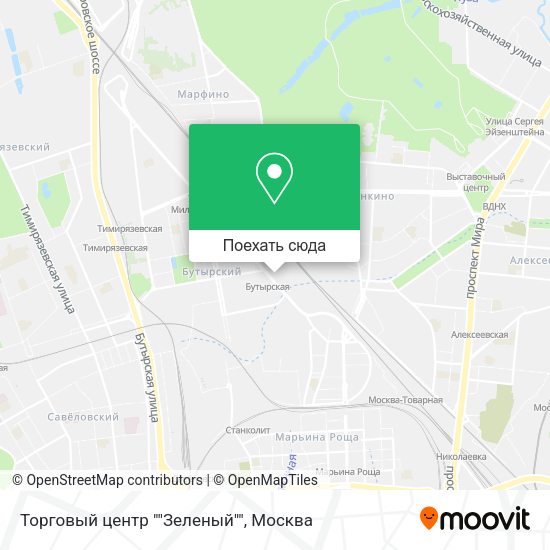 Карта Торговый центр ""Зеленый""