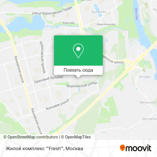 Карта Жилой комплекс ""Fresh""