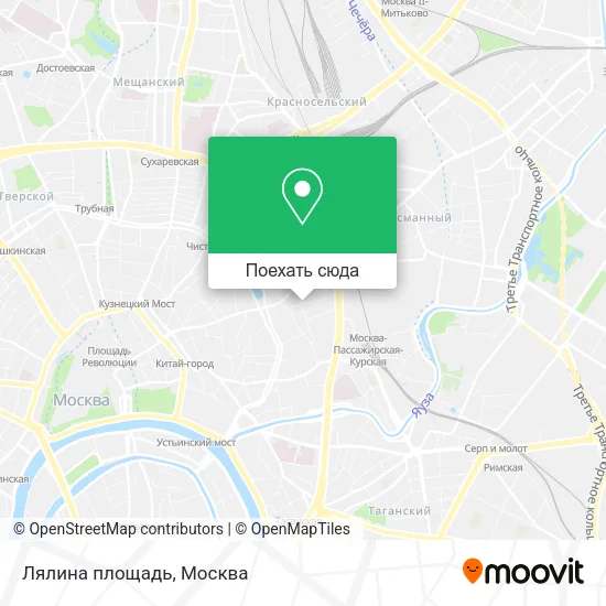 Карта Лялина площадь