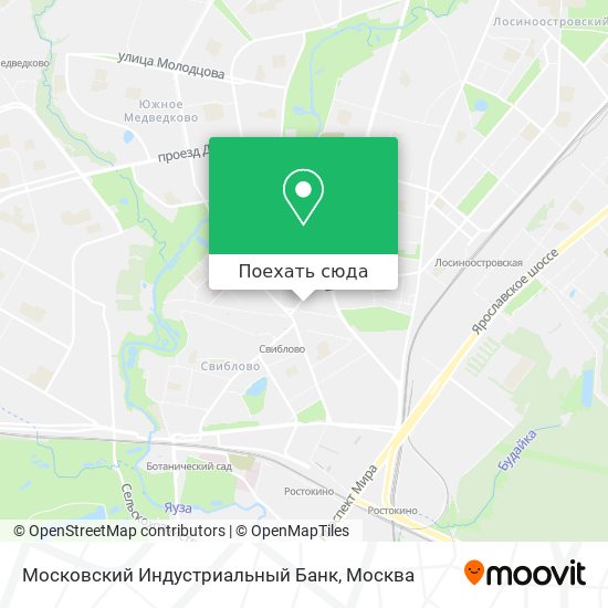 Карта Московский Индустриальный Банк