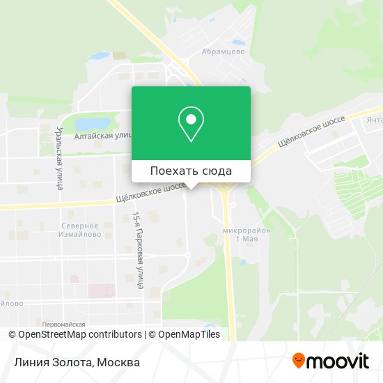 Карта Линия Золота