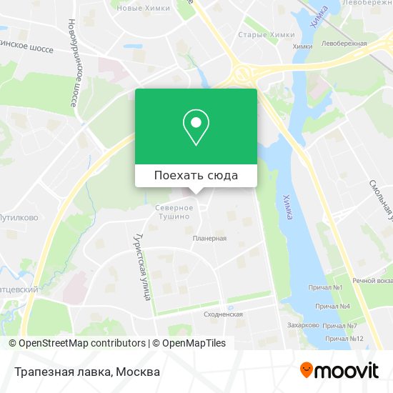 Карта Трапезная лавка