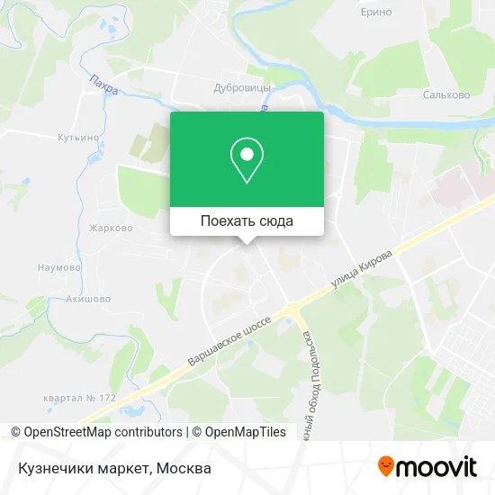 Карта Кузнечики маркет