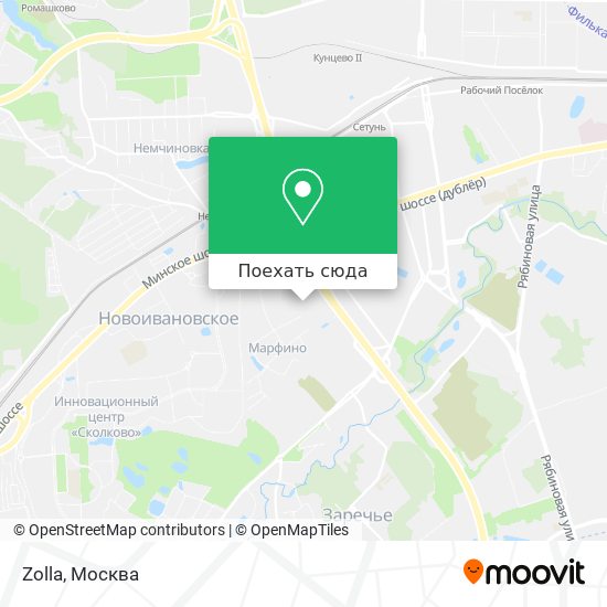 Карта Zolla