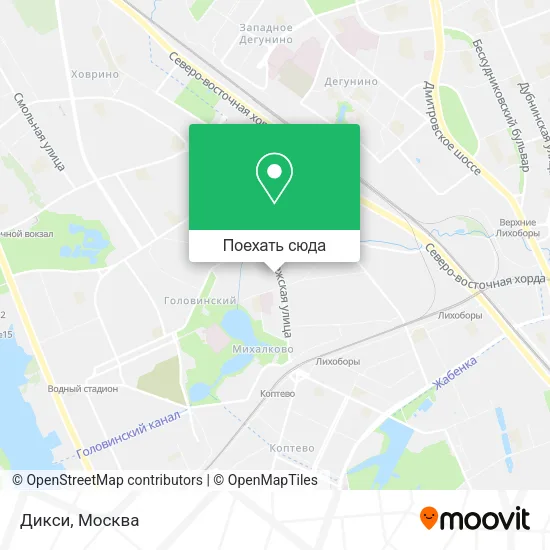 Карта Дикси