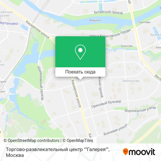 Карта Торгово-развлекательный центр ""Галерея""