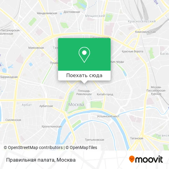 Карта Правильная палата