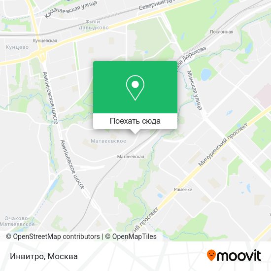 Карта Инвитро