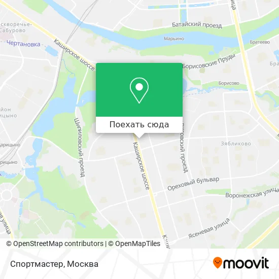 Карта Спортмастер