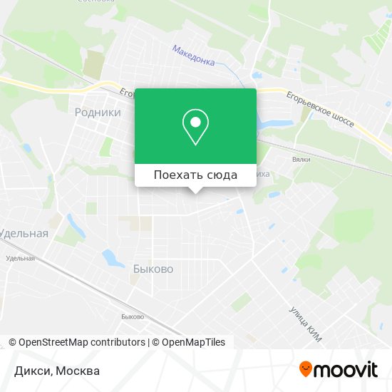 Карта Дикси