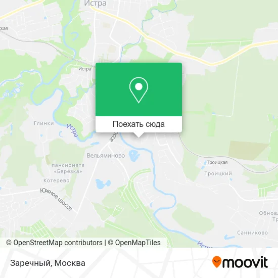 Карта Заречный