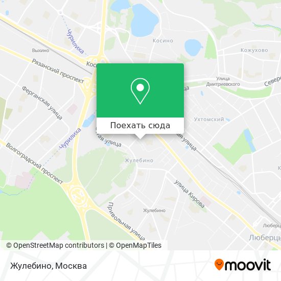 Карта Жулебино