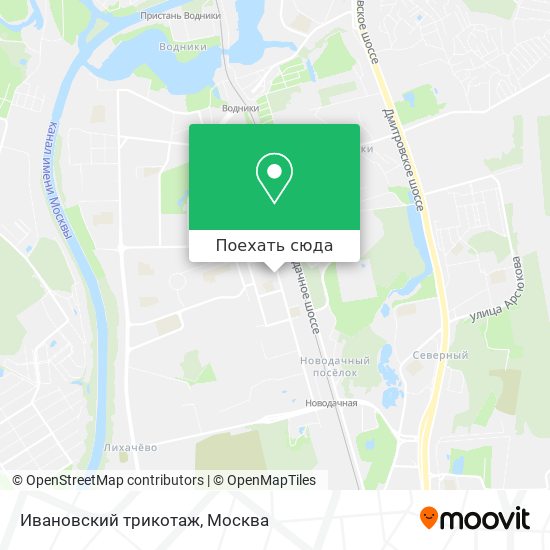 Карта Ивановский трикотаж