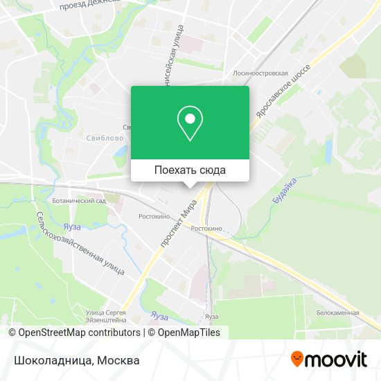 Карта Шоколадница