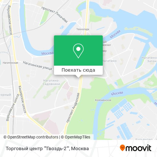 Карта Торговый центр ""Гвоздь-2""
