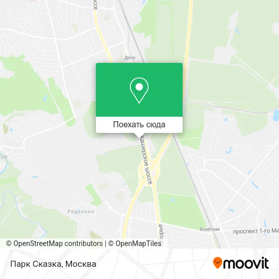Карта Парк Сказка