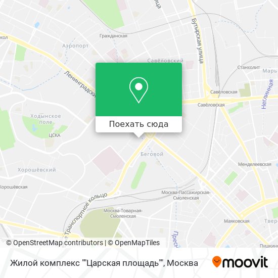 Карта Жилой комплекс ""Царская площадь""