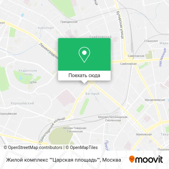 Карта Жилой комплекс ""Царская площадь""