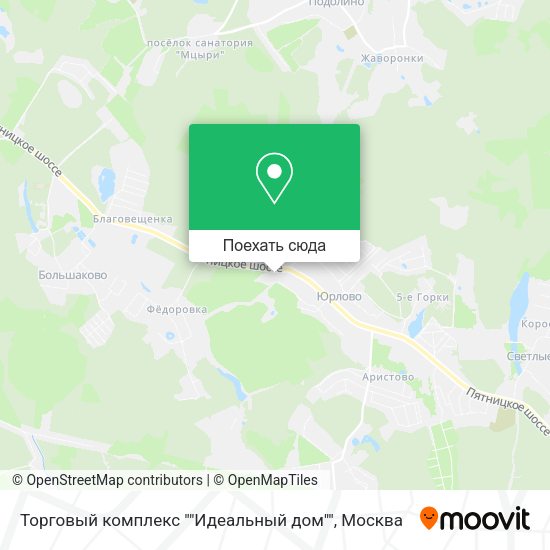 Карта Торговый комплекс ""Идеальный дом""