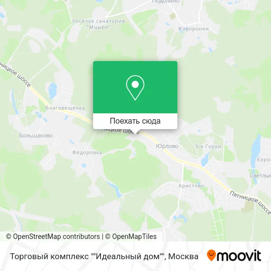 Карта Торговый комплекс ""Идеальный дом""