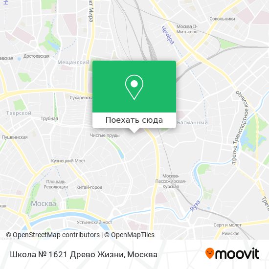 Карта Школа № 1621 Древо Жизни