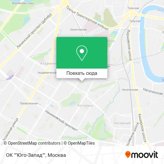 Карта ОК ""Юго-Запад""