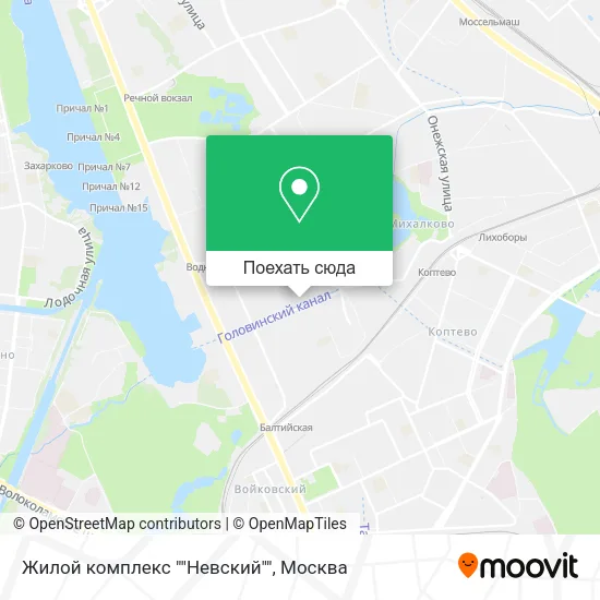 Карта Жилой комплекс ""Невский""