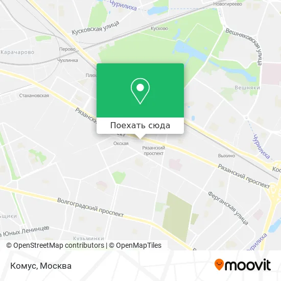 Карта Комус