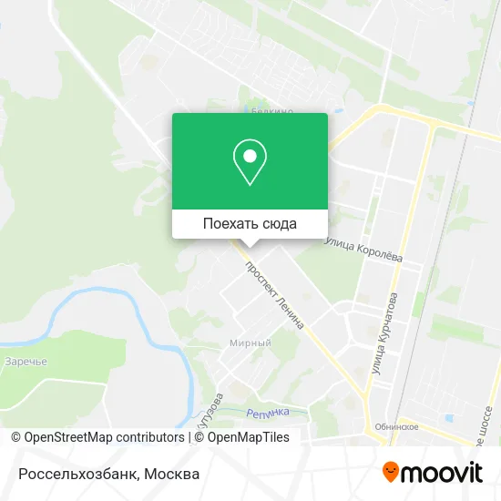 Карта Россельхозбанк