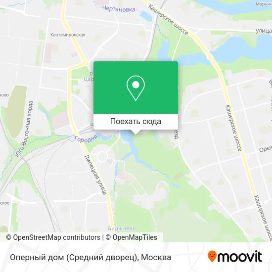 Карта Оперный дом (Средний дворец)