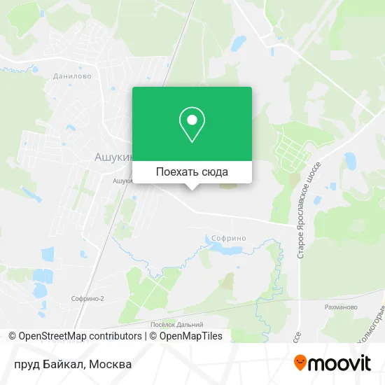 Карта пруд Байкал