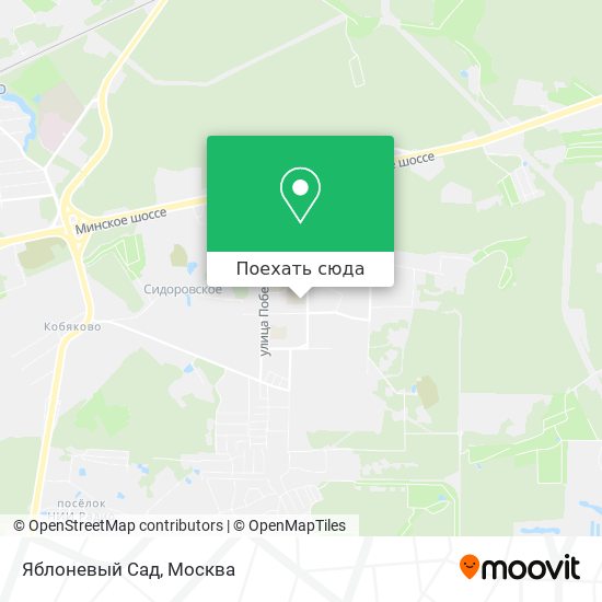 Карта Яблоневый Сад