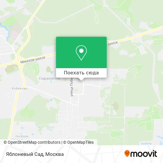 Карта Яблоневый Сад
