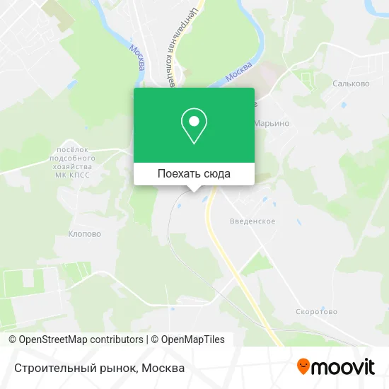 Карта Строительный рынок